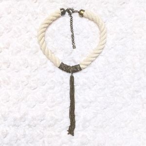 mfp for uo rope tassle necklace
